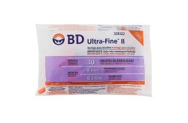 Seringa Para Insulina Agulha Ultra Fine II - 0,3 Ml/Ag-0,8 X 0,30 Mm - 10 Unid - BD (328322)